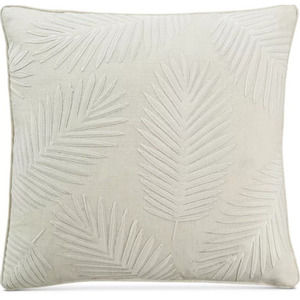 AQUA Zebra Print Decorative Pillow, 20 x 20 gray